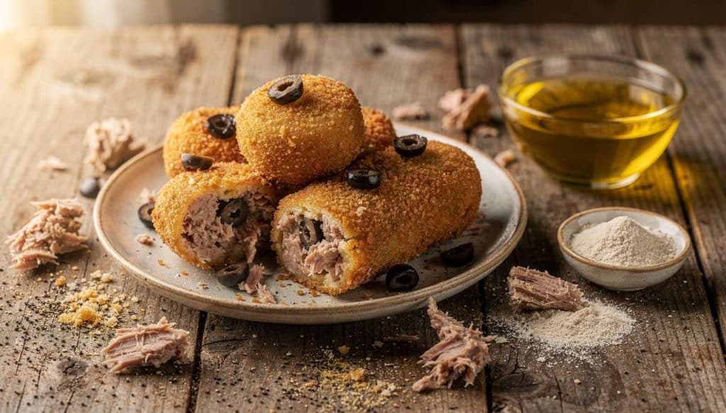 Croquettes De Thon À La Ricotta Et Olives : recette savoureuse