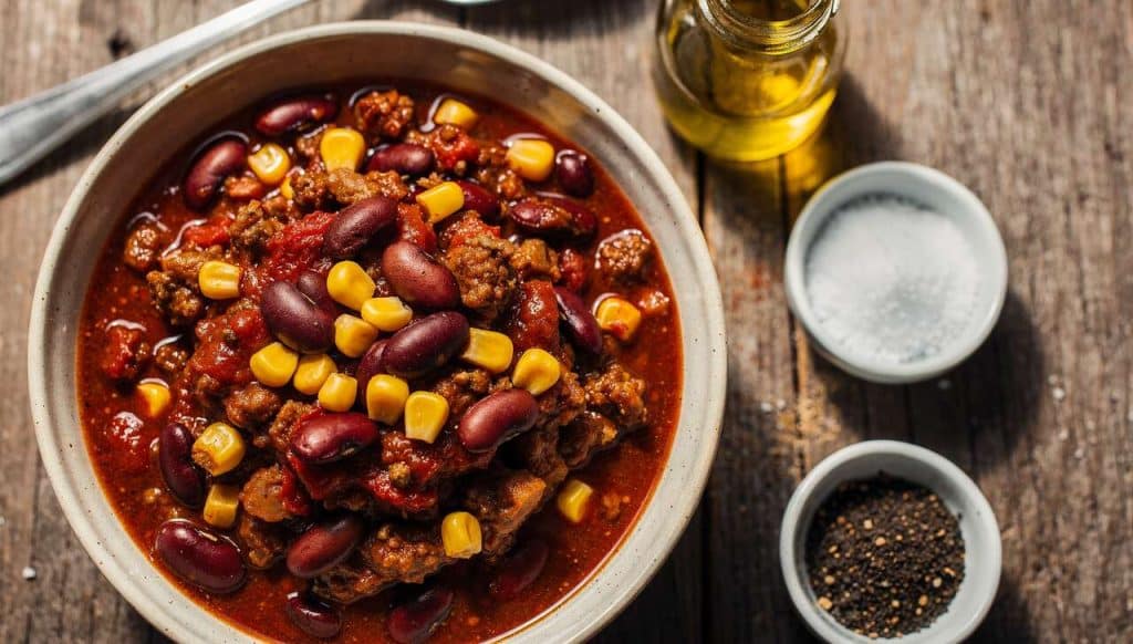 Chili sin carne végétarien : recette savoureuse et facile à préparer