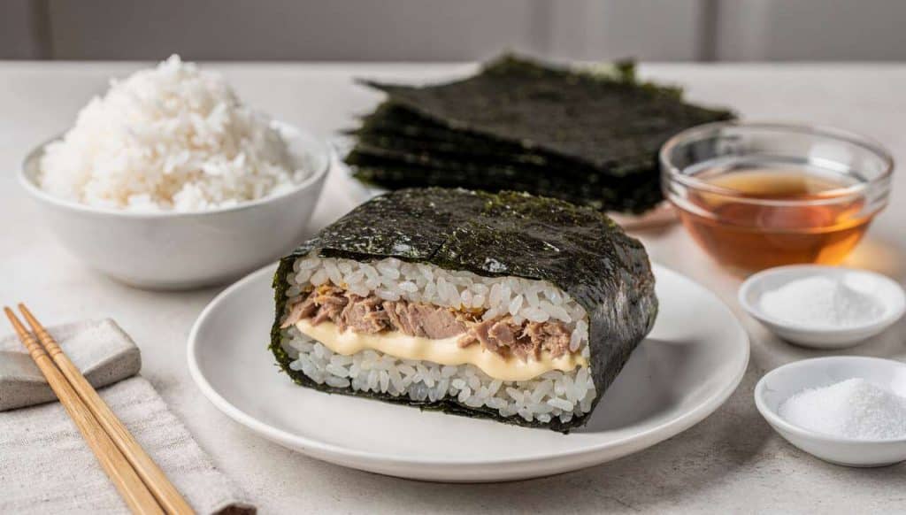 Recette onigirazu : sandwich de riz japonais facile