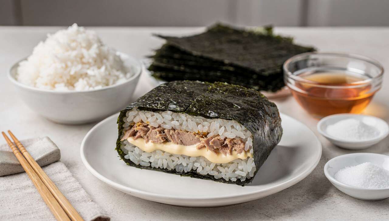 Recette onigirazu : sandwich de riz japonais facile