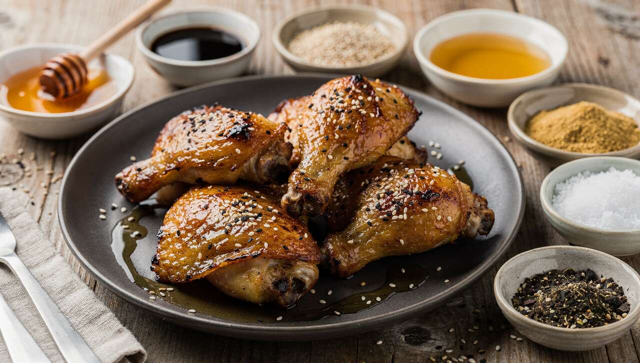 Poulet au miel et sésame : recette dîner savoureux
