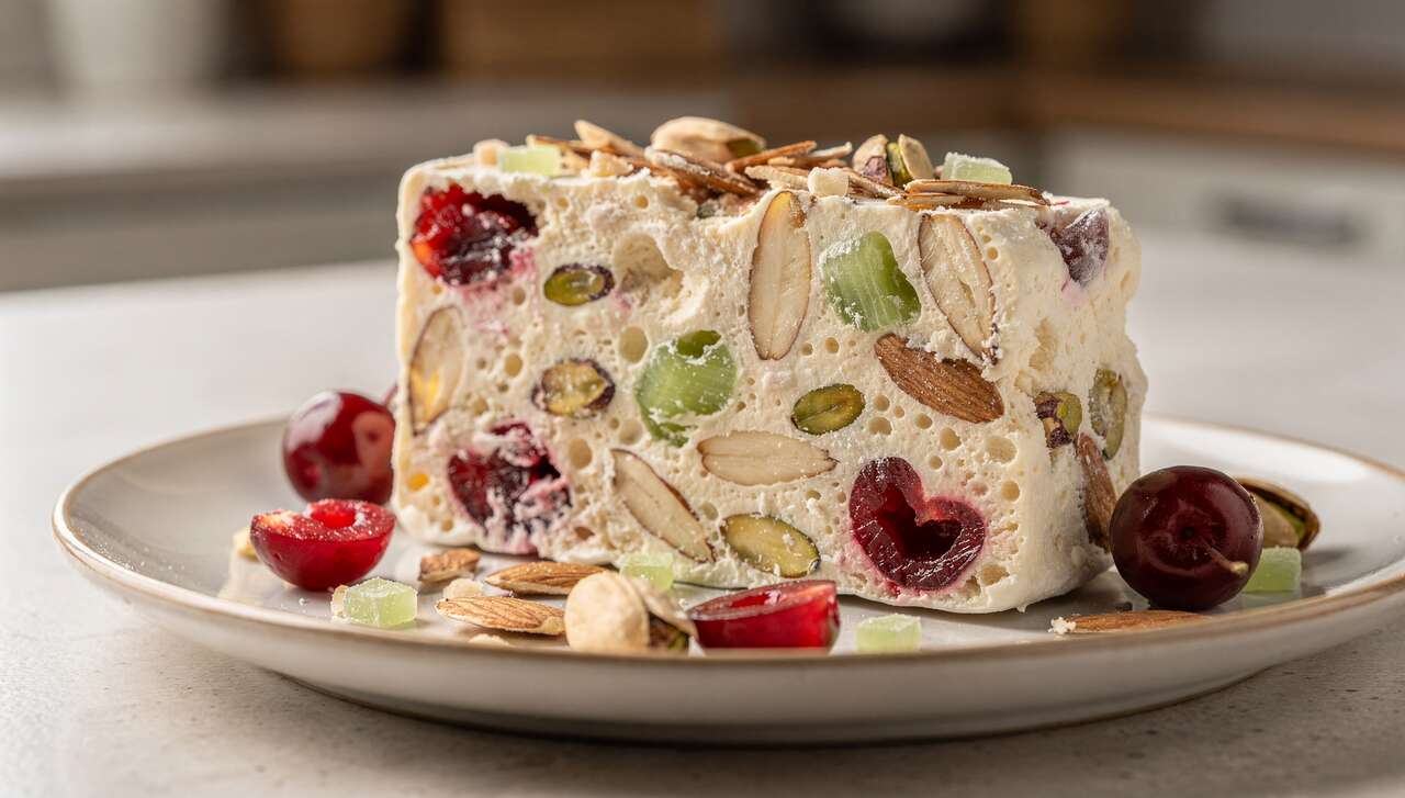 Recette de nougat glacé maison : frais et délicieux