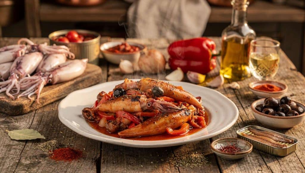 Encornets à la Provençale : recette Traditionnelle