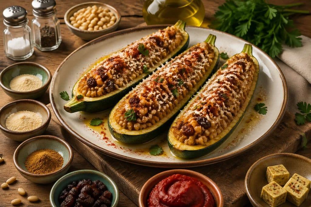 Courgettes farcies au boulgour : recette savoureuse et saine