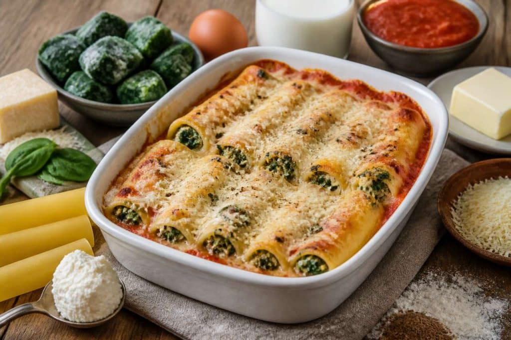 Cannellonis ricotta épinards : recette savoureuse et facile