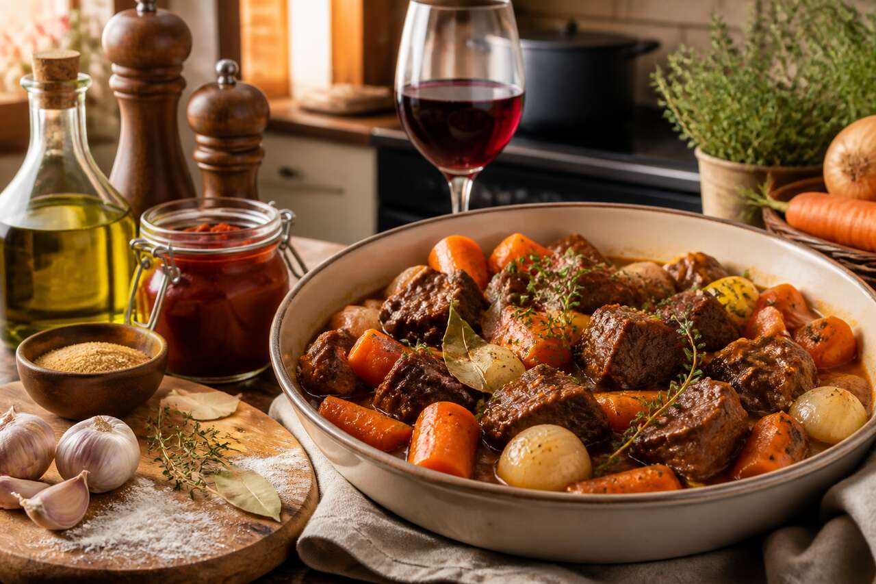 Bœuf aux carottes : recette savoureuse à la mijoteuse