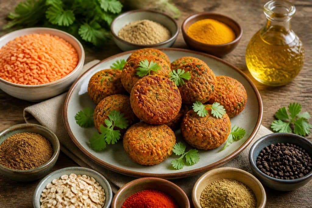 Recette facile de falafels de lentilles corail