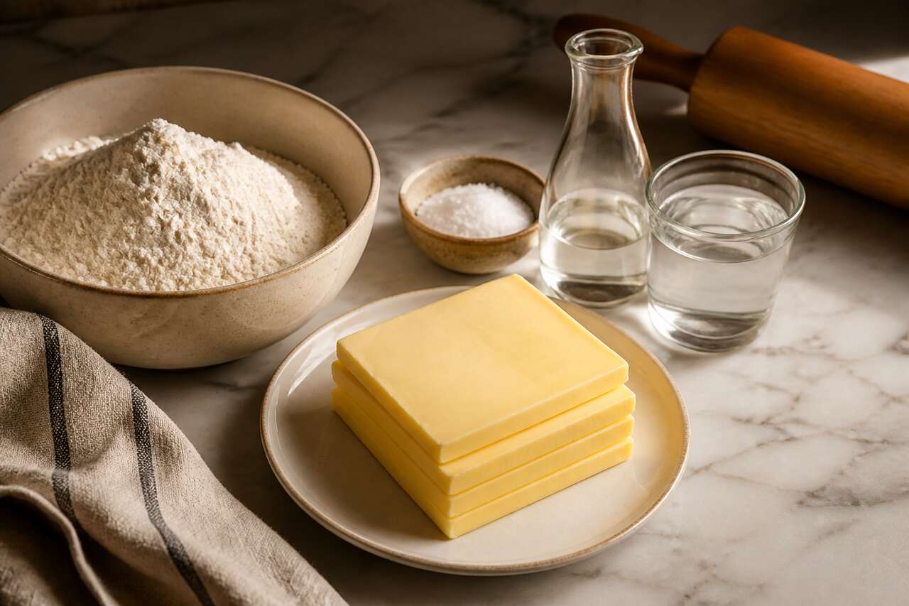 Recette de pâte feuilletée inversée en vidéo