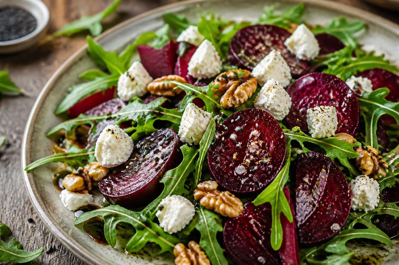 Salade De Betterave Et Chèvre Frais : recette Savoureuse