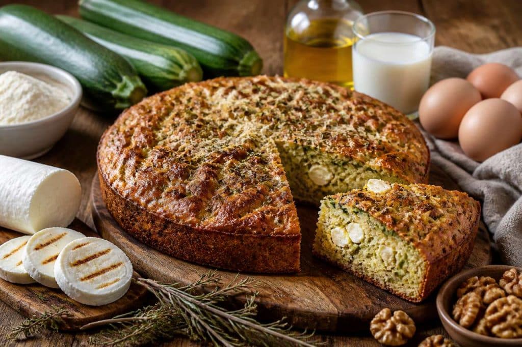 Cake courgette fromage de chèvre : recette savoureuse
