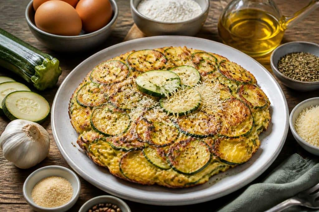 Recette de croque-courgettes façon omelette