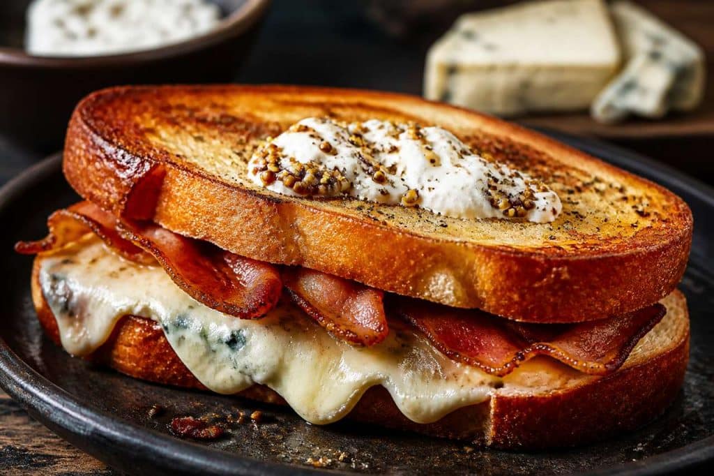Recette croque bacon Stilton : dégustation gourmande