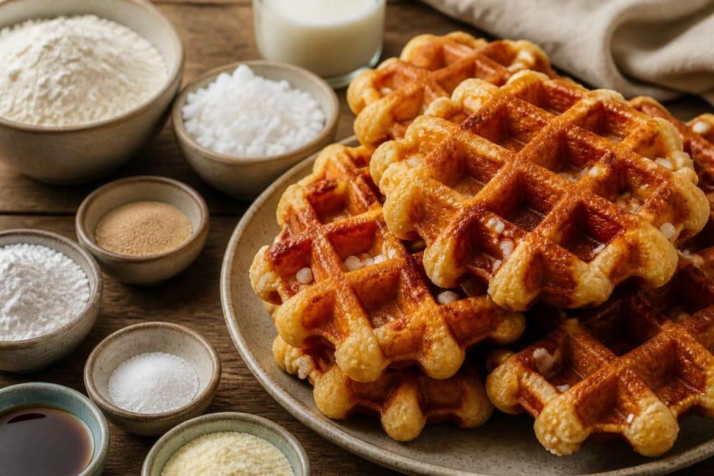 Recette de gaufres liégeoises maison
