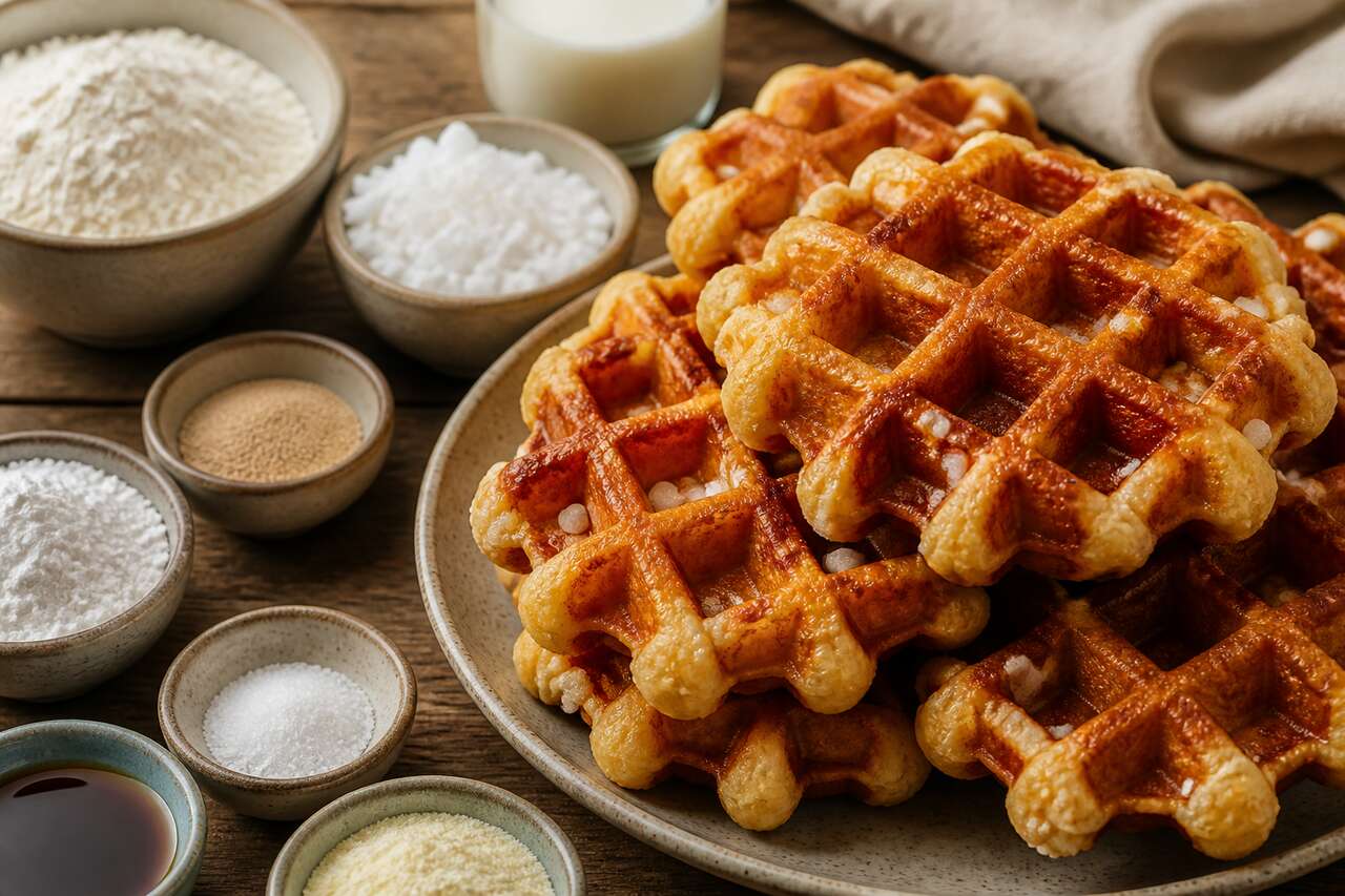 Recette de gaufres liégeoises maison