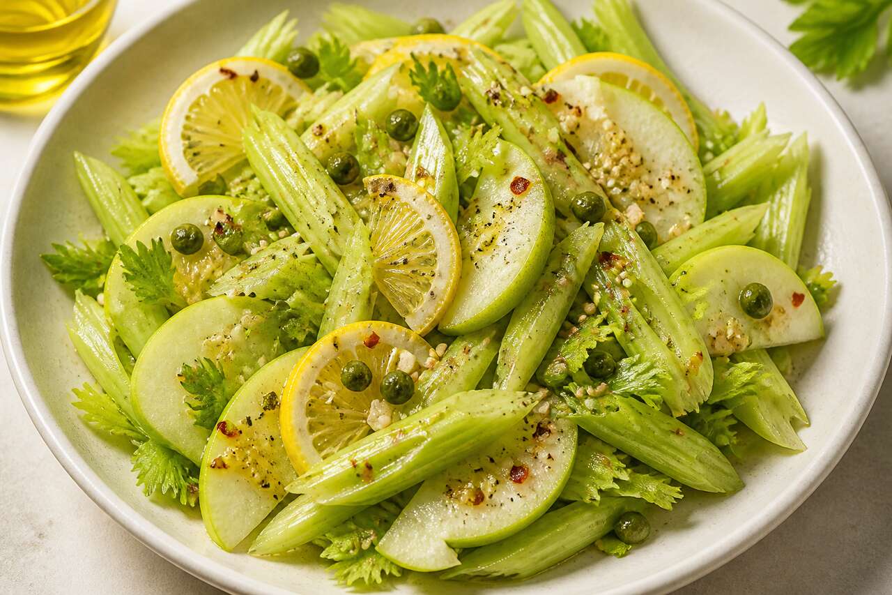 Recette : salade De Céleri Branche Rafraîchissante