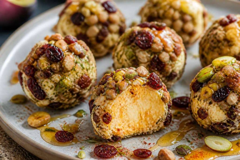 Billes de chèvre aux fruits secs et figues : recette gourmande