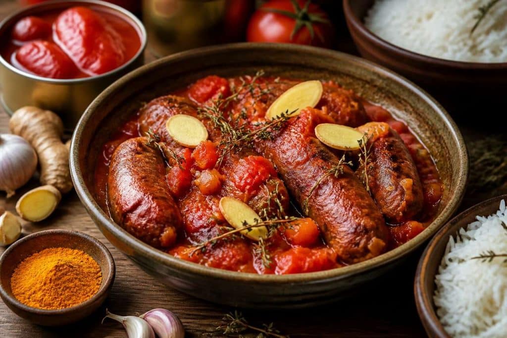 Recette authentique de rougail saucisses maison