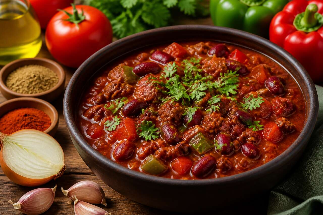 Chili con carne mijoteuse : recette savoureuse et facile