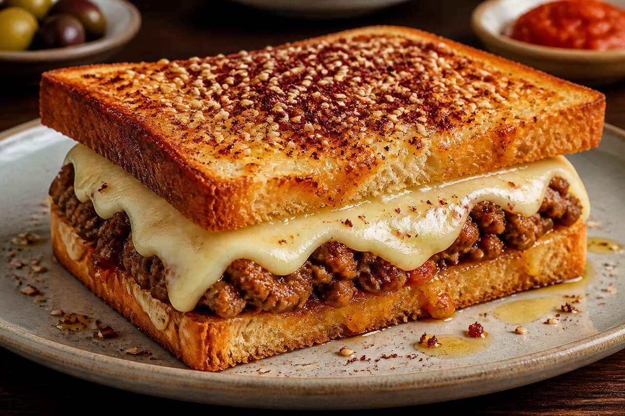 Recette Croque Oriental À L'agneau Et Épices