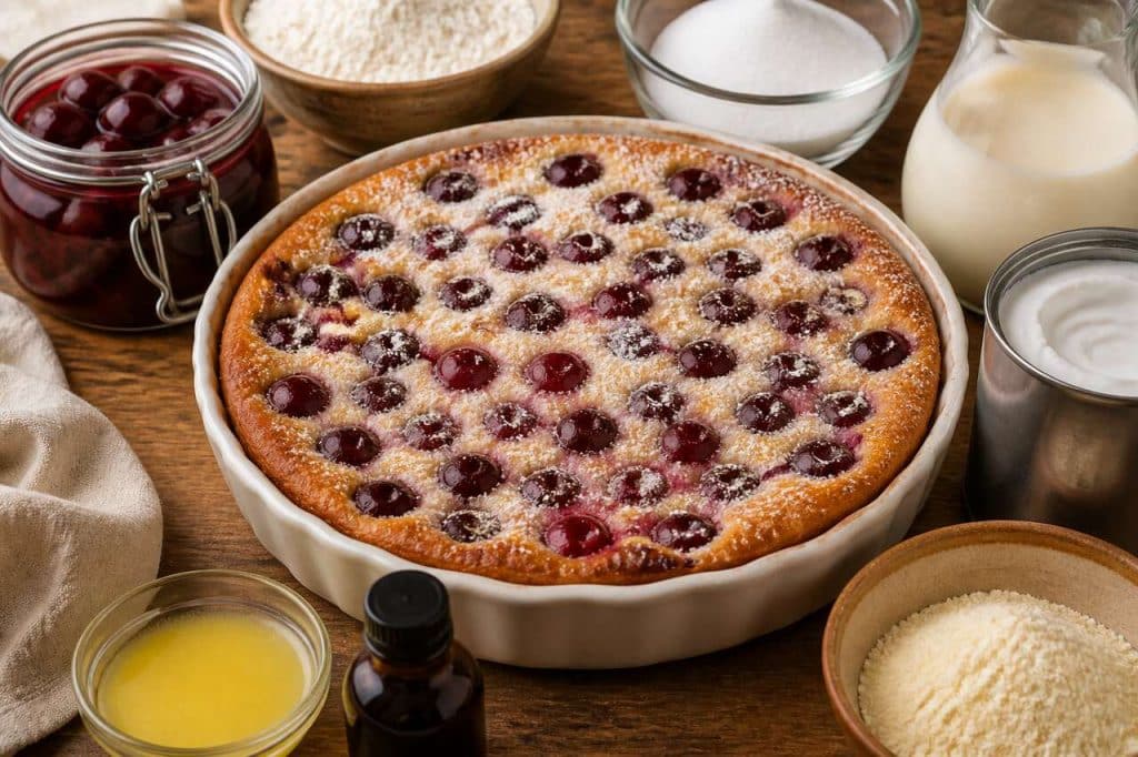 Recette Clafoutis Aux Cerises Moelleux