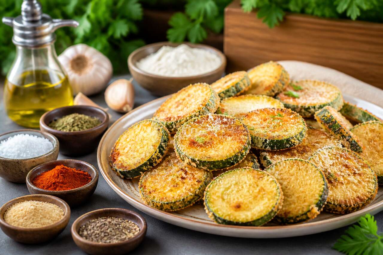 Croustillantes courgettes au parmesan : recette délicieuse