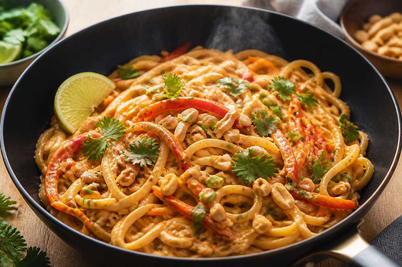 One Pan Pasta façon thaï : recette facile et rapide