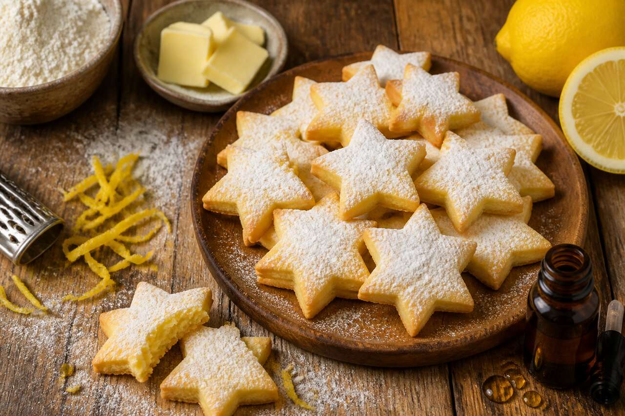 Étoiles au citron : recette gourmande et facile