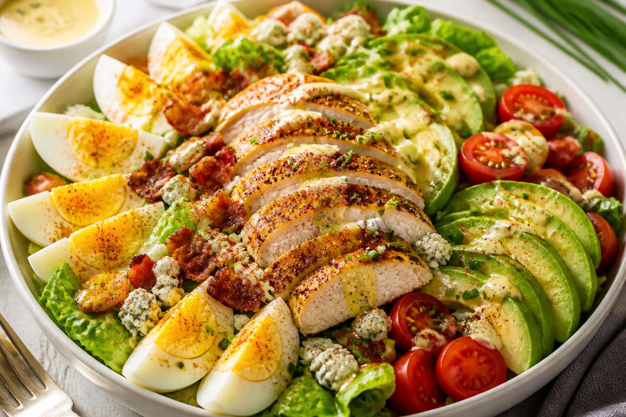 Recette de salade cobb au poulet