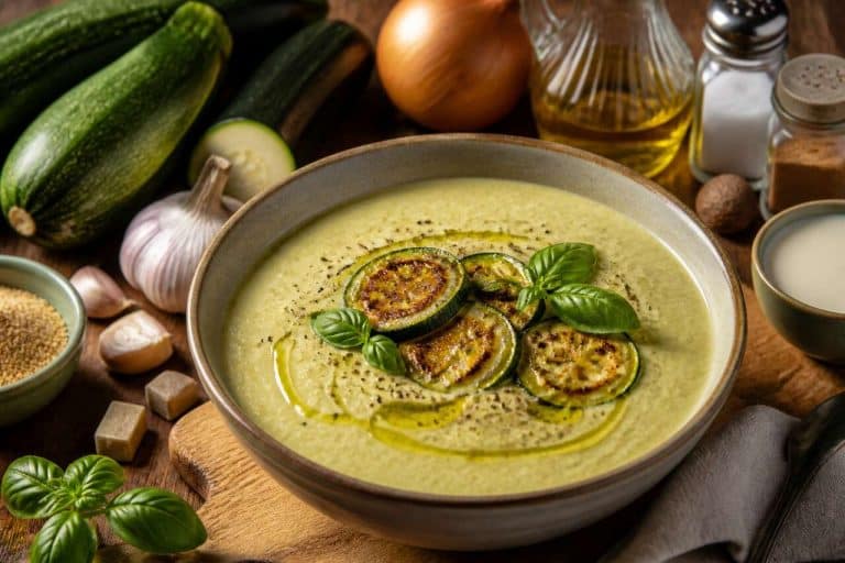 Recette de soupe de courgettes maison : simple, rapide et savoureuse