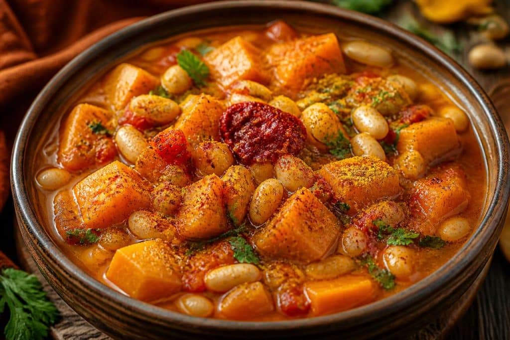 Potée de haricots et patates douces au Cookeo : recette savoureuse