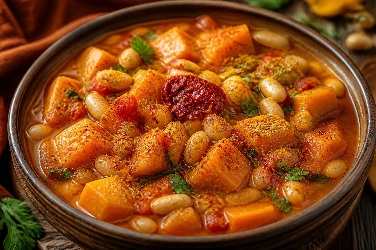 Potée de haricots et patates douces au Cookeo : recette savoureuse