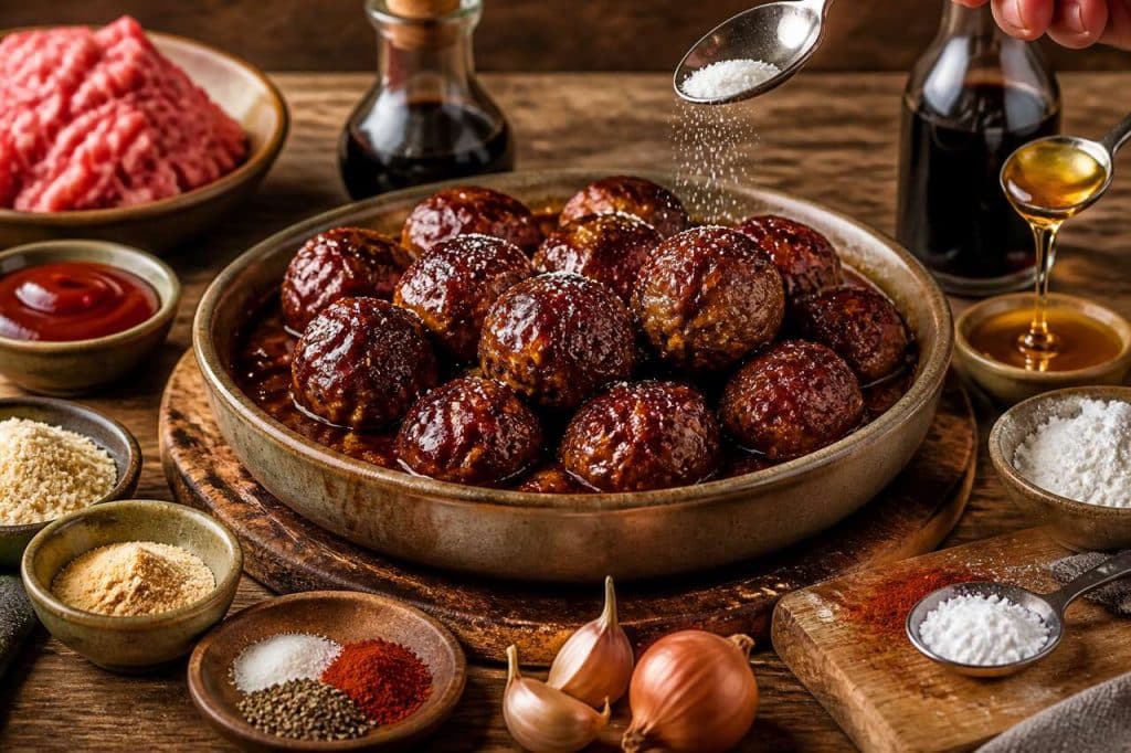 Boulettes de bœuf caramélisées : recette savoureuse et facile