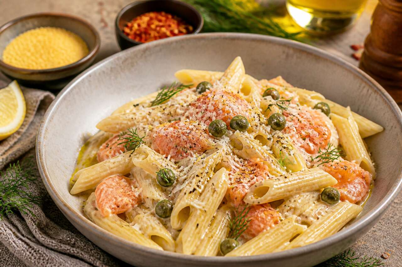 Pâtes Au Saumon : recette gourmande et facile