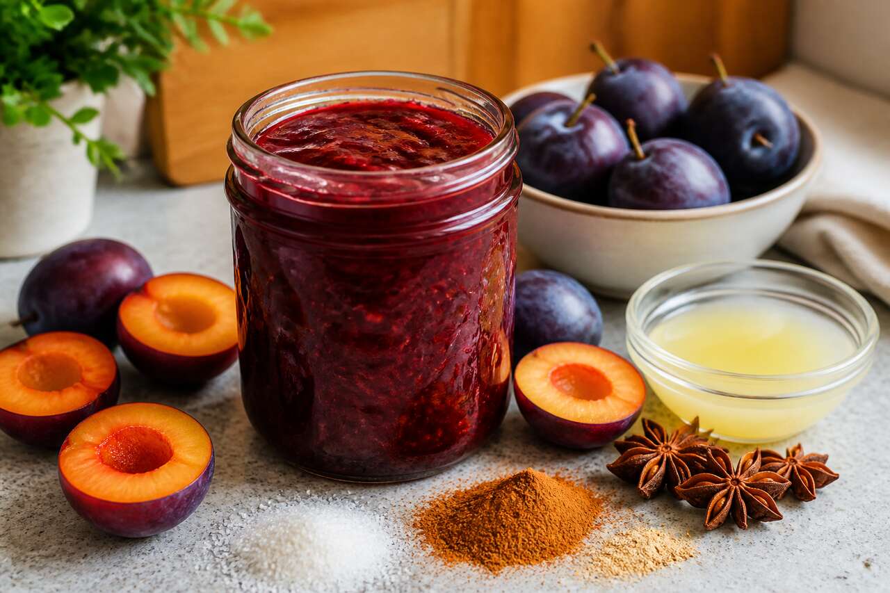 Confiture de quetsches maison : recette facile et savoureuse