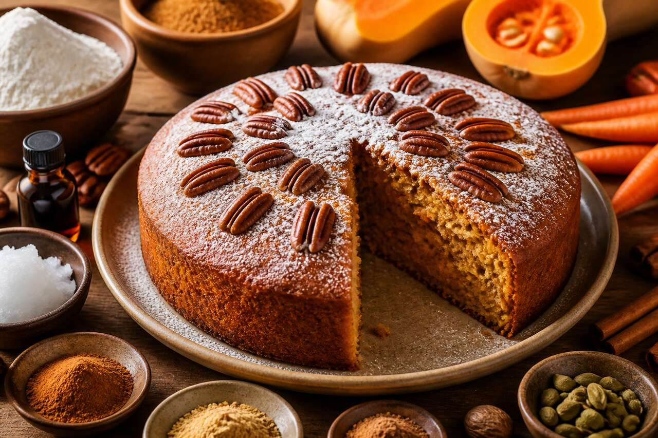 Gâteau carotte butternut : la recette parfaite pour Halloween