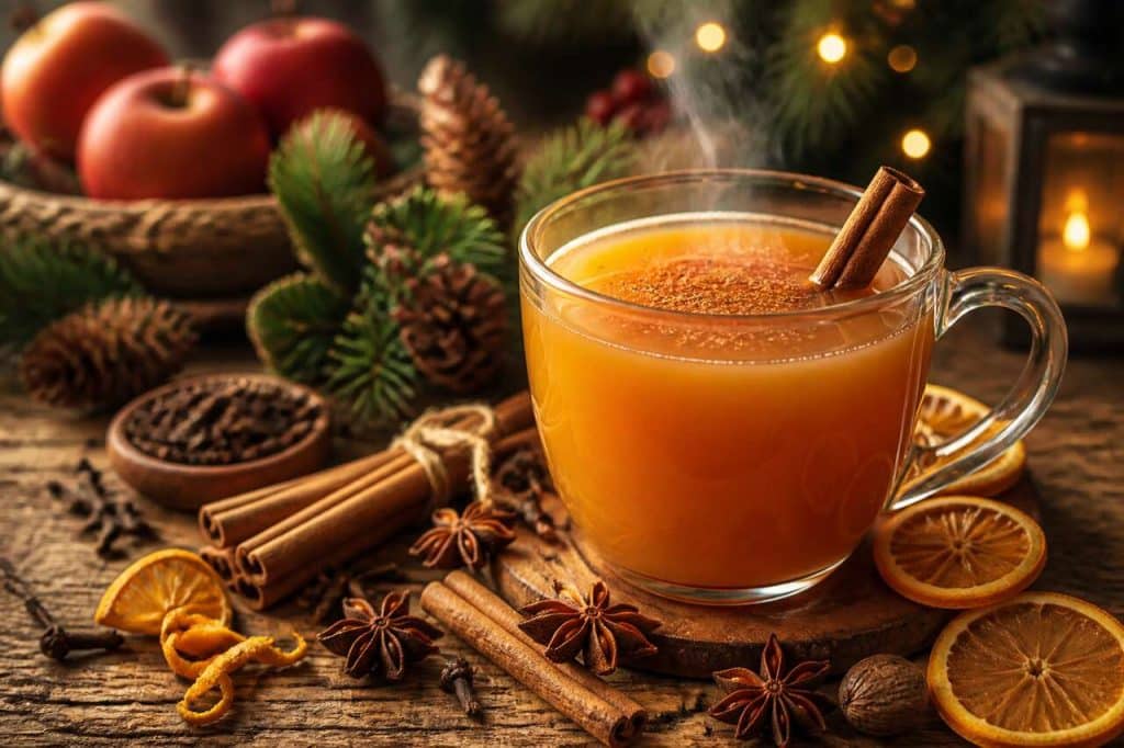Recette de cidre chaud de Noël : un incontournable festif