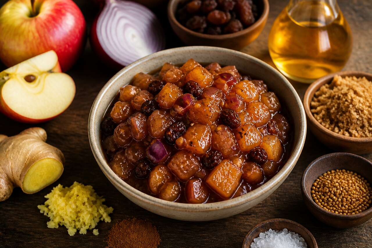 Chutney pommes raisins : la recette gourmande