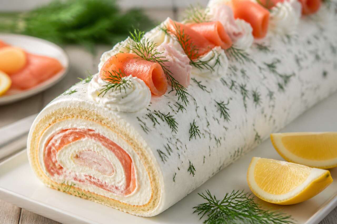 Recette Bûche Salée Au Saumon Ou Jambon