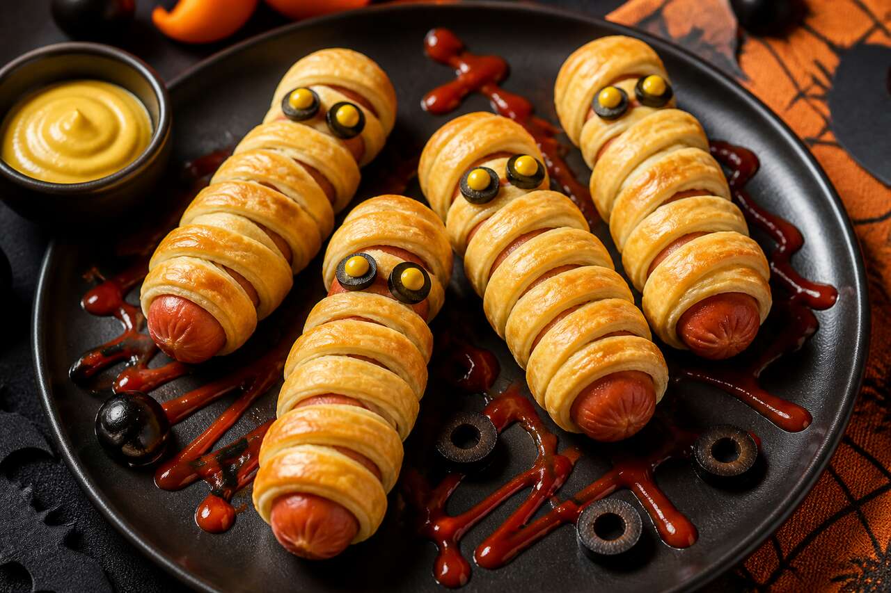 Knacks momie : recette effrayante pour Halloween